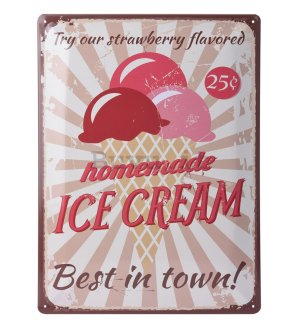 Targa in latta - Homemade Icecream