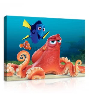 Quadro su tela: Alla ricerca di Nemo (Hank) - 35x25 cm