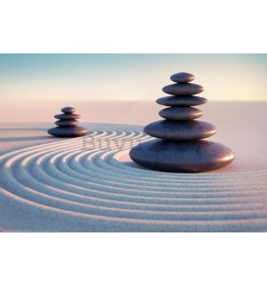 Poster: Pietre Zen nella sabbia