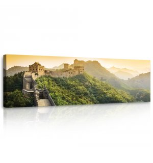 Quadro su tela: La Grande Muraglia cinese - 145x45 cm