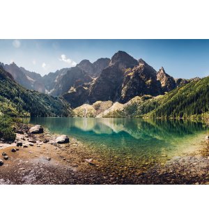 Fotomurale in TNT: Lago di montagna - 152,5x104 cm