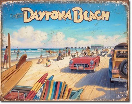Targa in latta - Daytona Beach