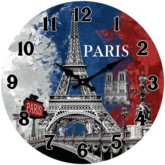 Orologio da parete in vetro - Paris