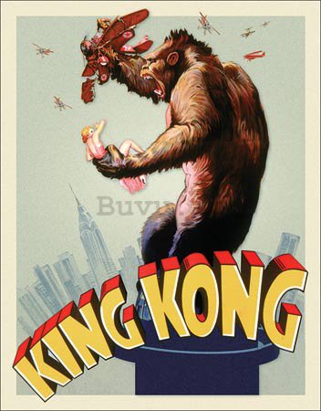 Targa in latta - King Kong