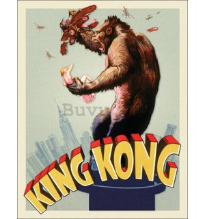 Targa in latta - King Kong
