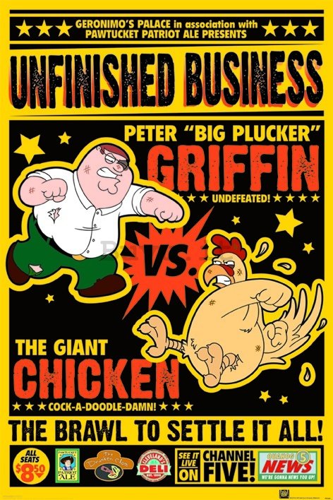 Poster - Family Guy Chicken