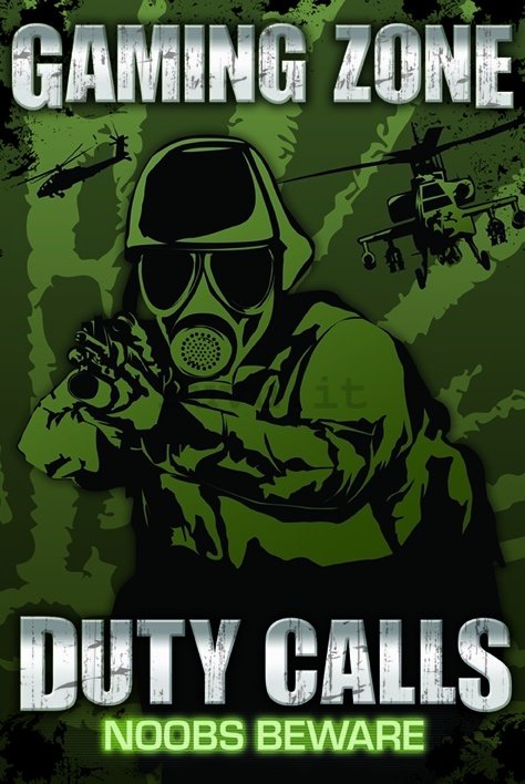 Poster - Gaming Zone Duty Calls
