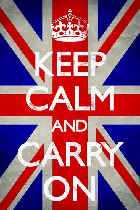 Poster - Keep Calm (Union Jack)
