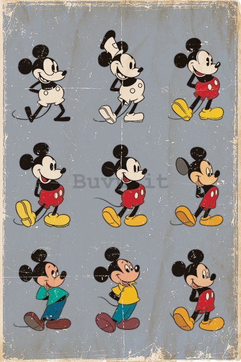 Poster - Mickey Mouse (evoluzione)