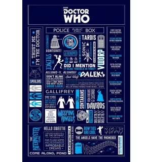 Poster - Doctor Who (infografica)