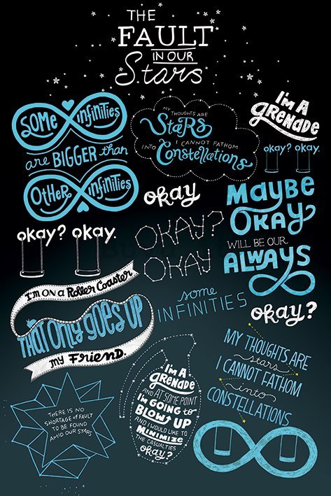 Poster - The Fault in our Stars (tipografia)