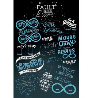 Poster - The Fault in our Stars (tipografia)
