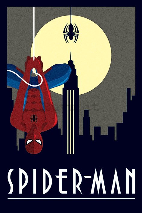 Poster - Spiderman (Art Deco)