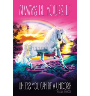 Poster - Unicorn  (Always be Yourself)