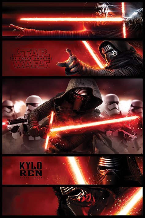 Poster - Star Wars VII (Kylon Ren panel)