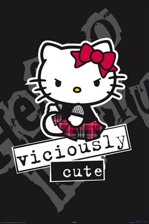 Poster - Hello Kitty viciously cute