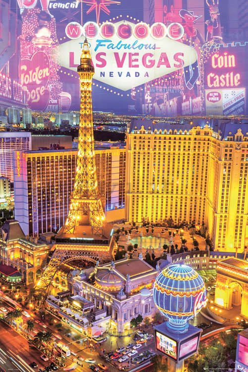 Poster - Las Vegas (collage)