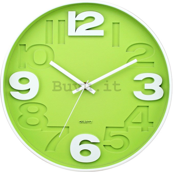 Orologio da parete: Verde (2) - 30 cm