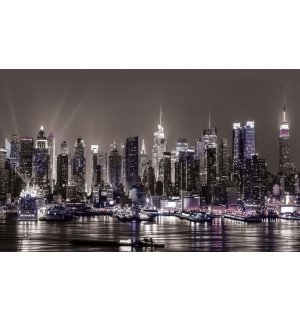 Fotomurale: New York di notte - 254x368 cm