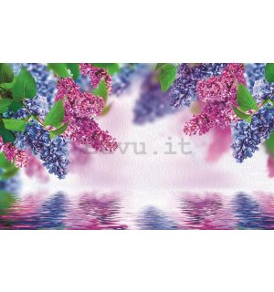 Fotomurale: Riflesso di fiori - 254x368 cm