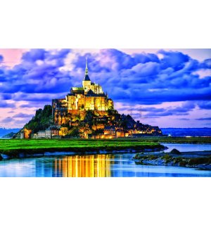 Fotomurale: Mont Saint-Michel - 254x368 cm