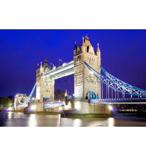 Fotomurale: Tower Bridge di notte - 254x368 cm
