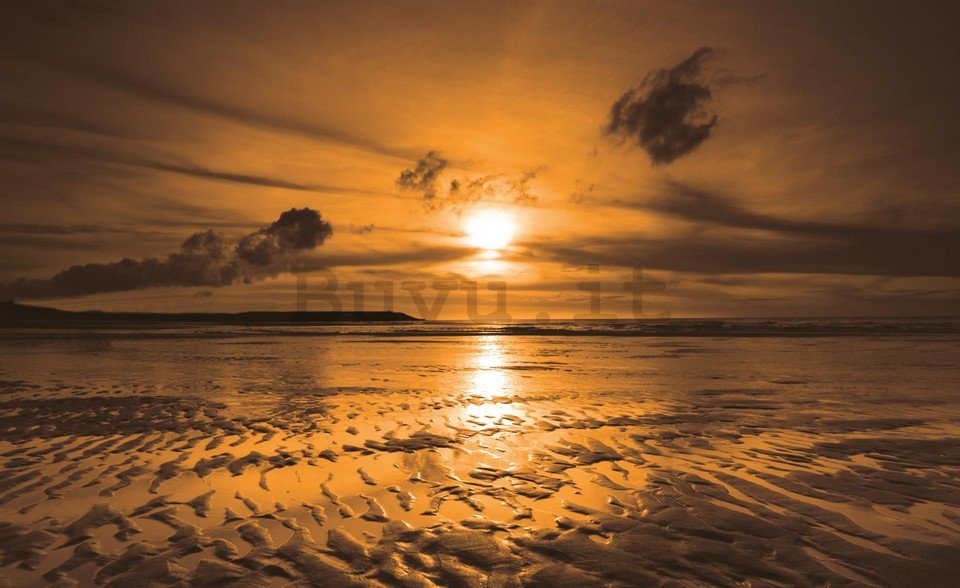 Fotomurale: Tramonto sulla spiaggia (1) - 254x368 cm