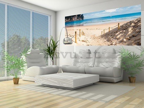 Fotomurale: Spiaggia sabbiosa (2) - 104x250 cm