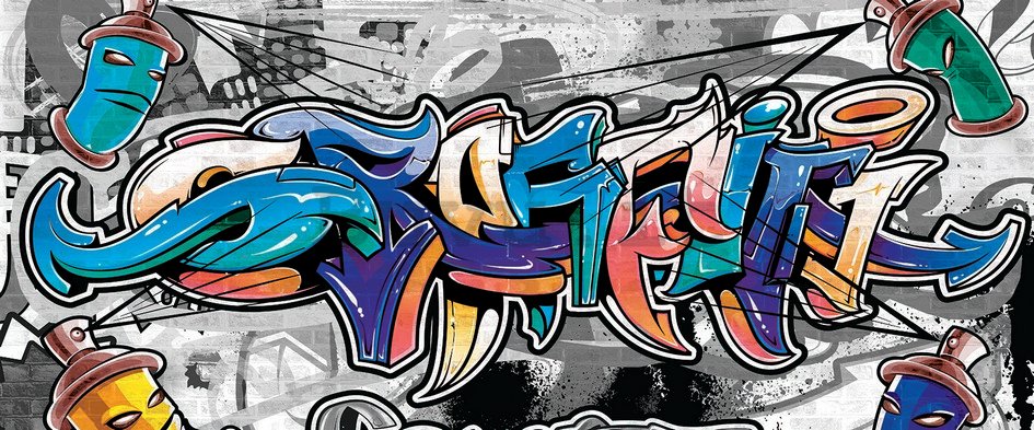 Fotomurale: Graffiti (9) - 104x250 cm