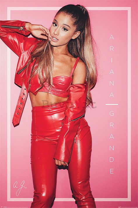 Poster - Ariana Grande (rosso)
