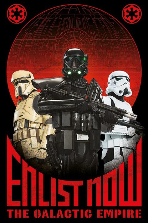 Poster - Star Wars Rogue One (Enlist Now)