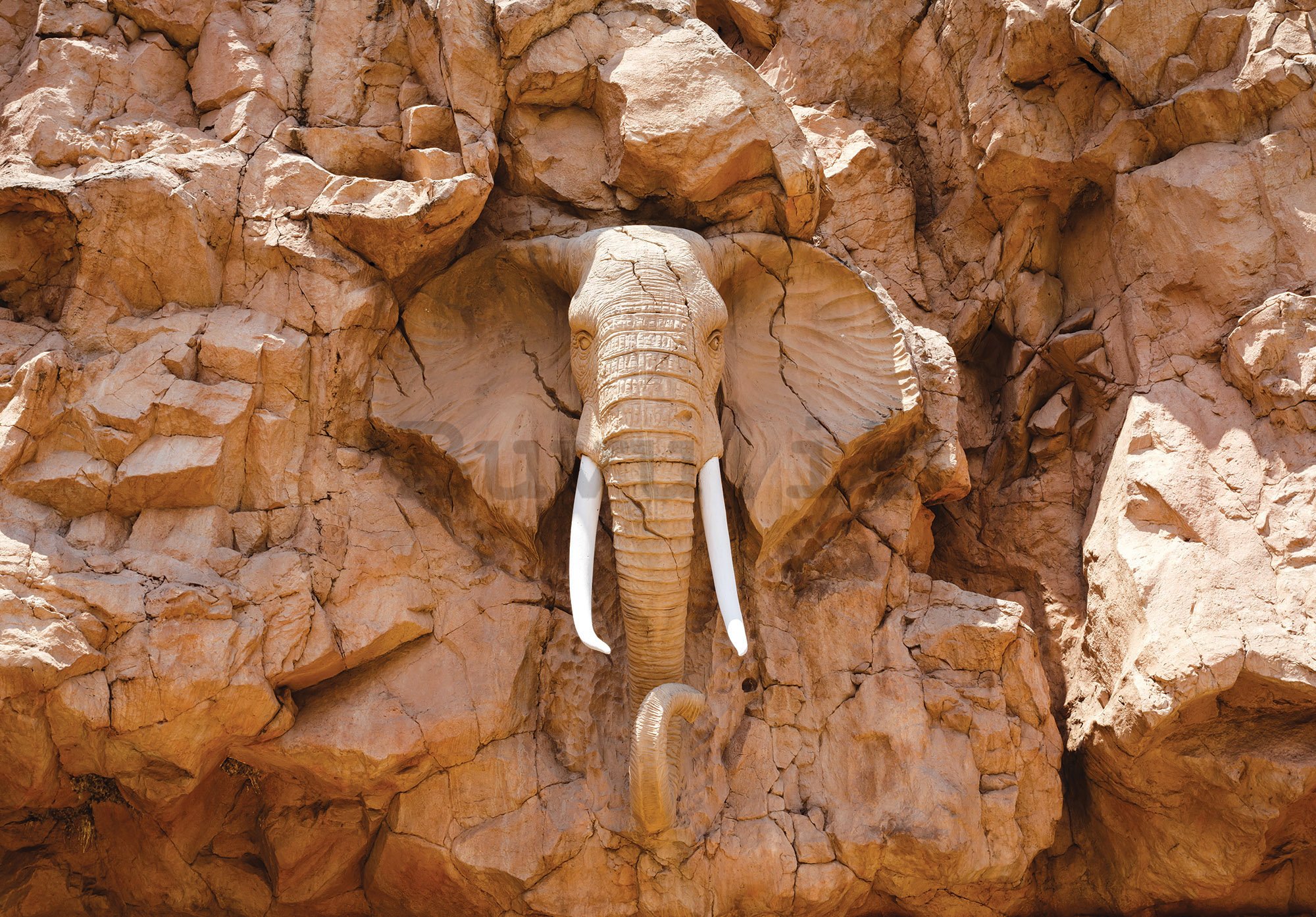Fotomurale: Elefante d'argilla - 184x254 cm
