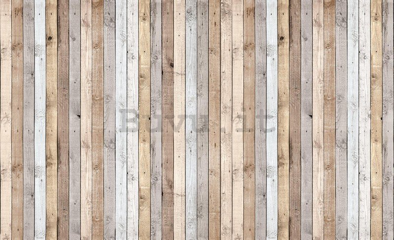 Fotomurale: Pannelli di legno (2) - 184x254 cm