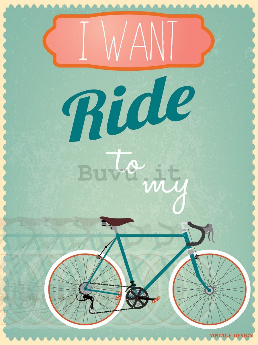 Fotomurale: I Want a Ride (1) - 254x184 cm