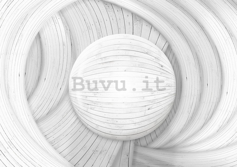 Fotomurale: Astrazione di legno (1) - 254x368 cm