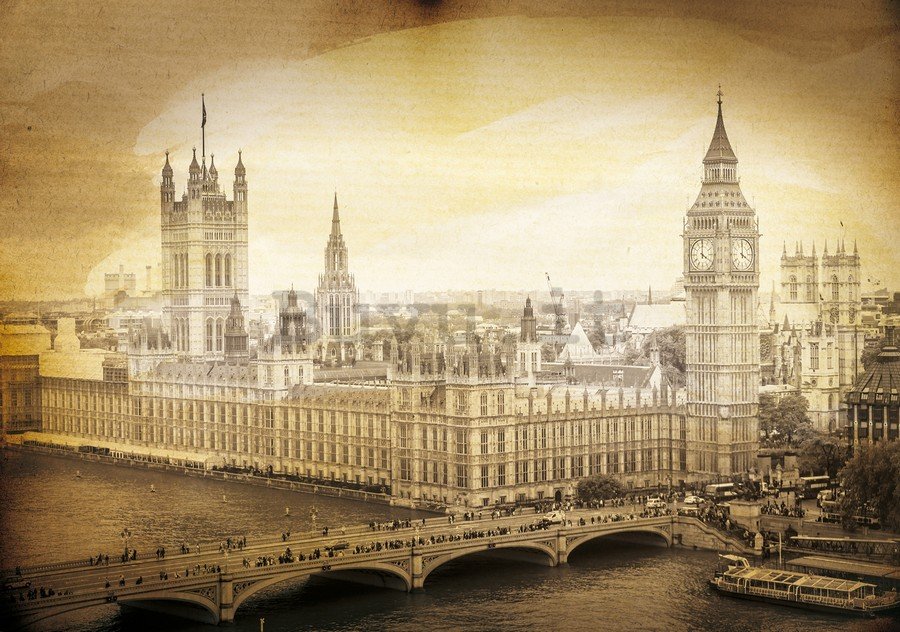 Fotomurale: Westminster (Vintage) - 184x254 cm