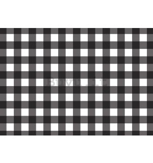 Fotomurale: Quadrati bianchi e neri - 254x368 cm