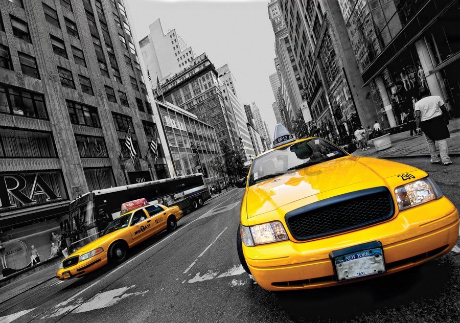 Fotomurale: Manhattan Taxi - 184x254 cm