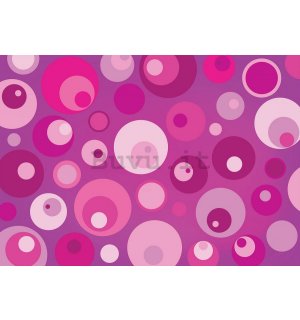 Fotomurale: Astrazione rosa (2) - 254x368 cm