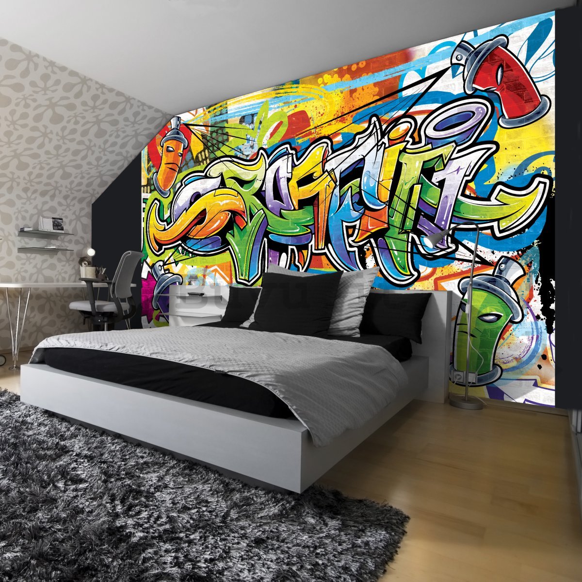 Fotomurale: Graffiti (2) - 184x254 cm