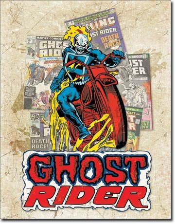 Targa in latta - Ghost Rider (1)