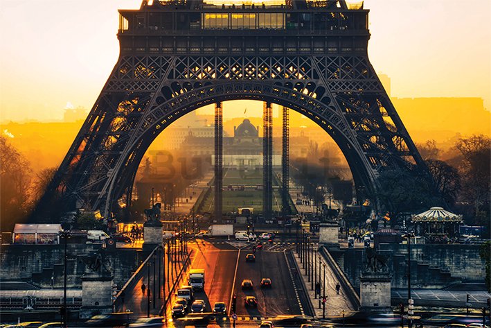 Poster - Alba sotto la Torre Eiffel