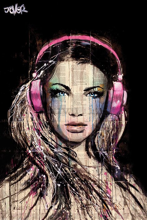 Poster - Loui Jover, DJ Girl