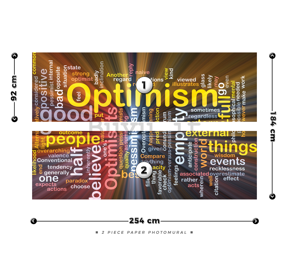 Fotomurale: Optimism - 184x254 cm