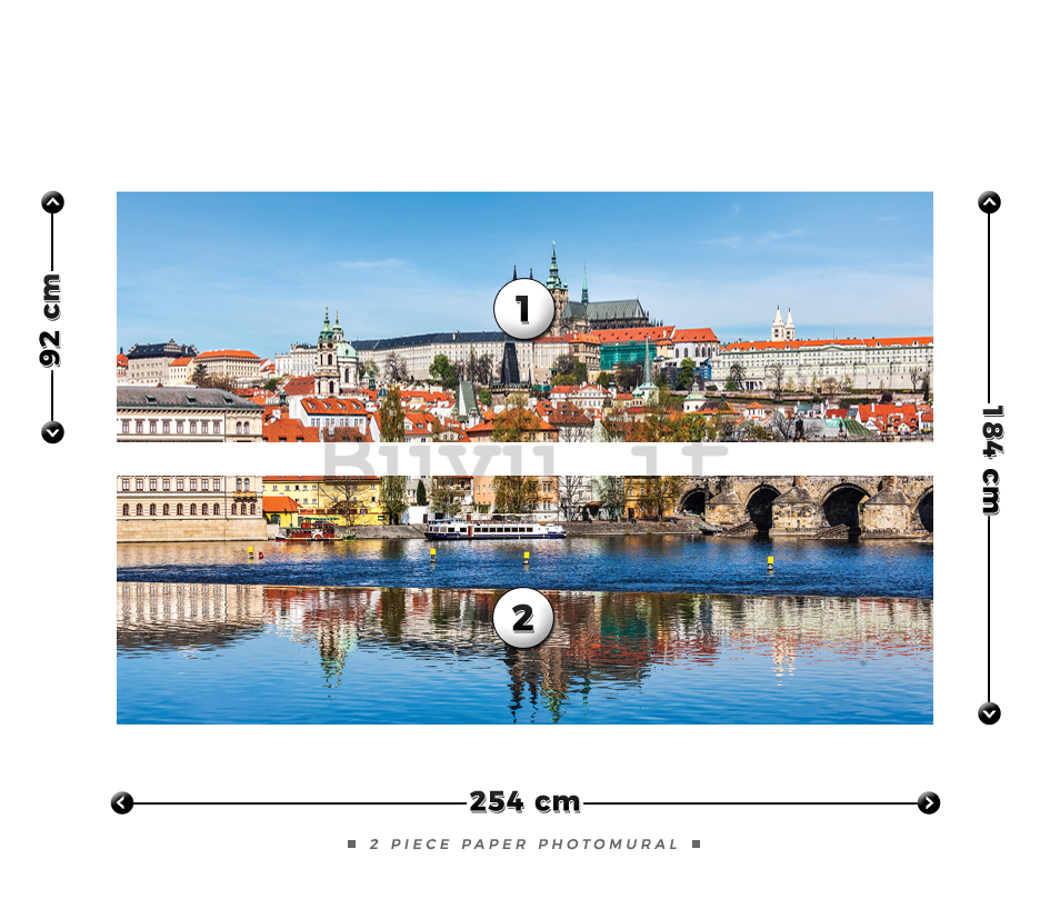 Fotomurale: Praga (1) - 184x254 cm