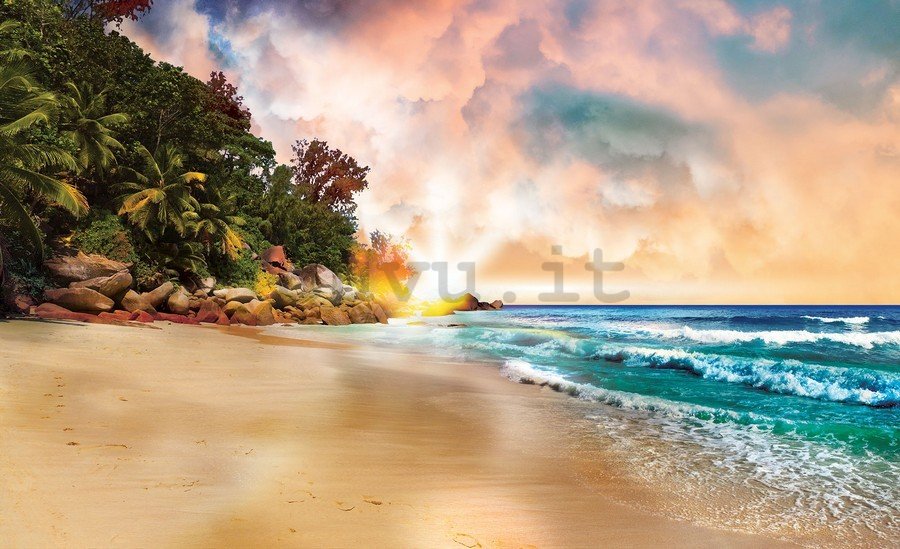 Quadro su tela: Paradiso sulla spiaggia (2) - 75x100 cm
