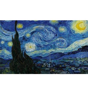 Quadro su tela: Notte stellata, Vincent van Gogh - 75x100 cm