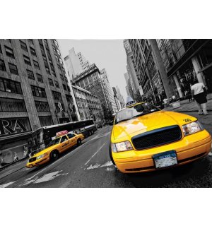 Quadro su tela: Manhattan Taxi (2) - 75x100 cm
