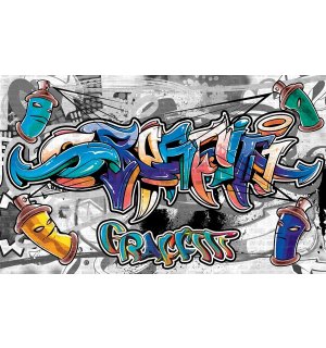 Quadro su tela: Graffiti (9) - 75x100 cm