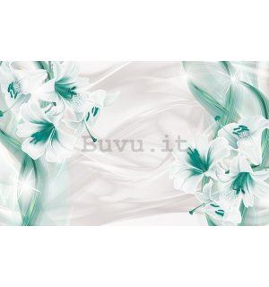 Quadro su tela: Astrazione floreale (4) - 75x100 cm